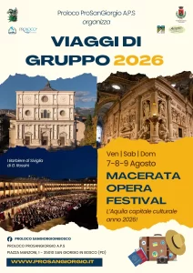 Viaggi di gruppo 2026